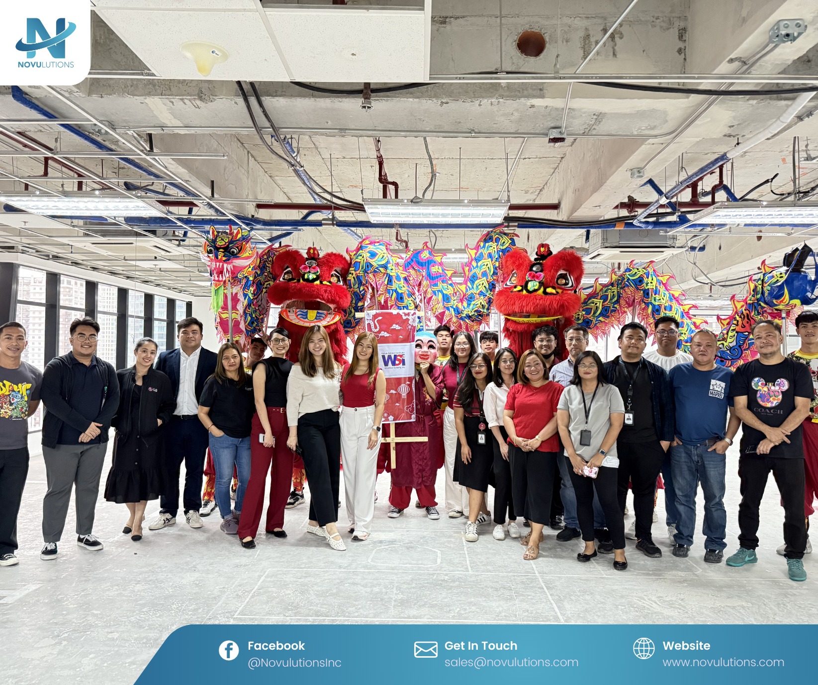 Novulutions Marks the Start of 2025 with a Symbolic Dragon Dance in Partnership with WordText Systems Inc.